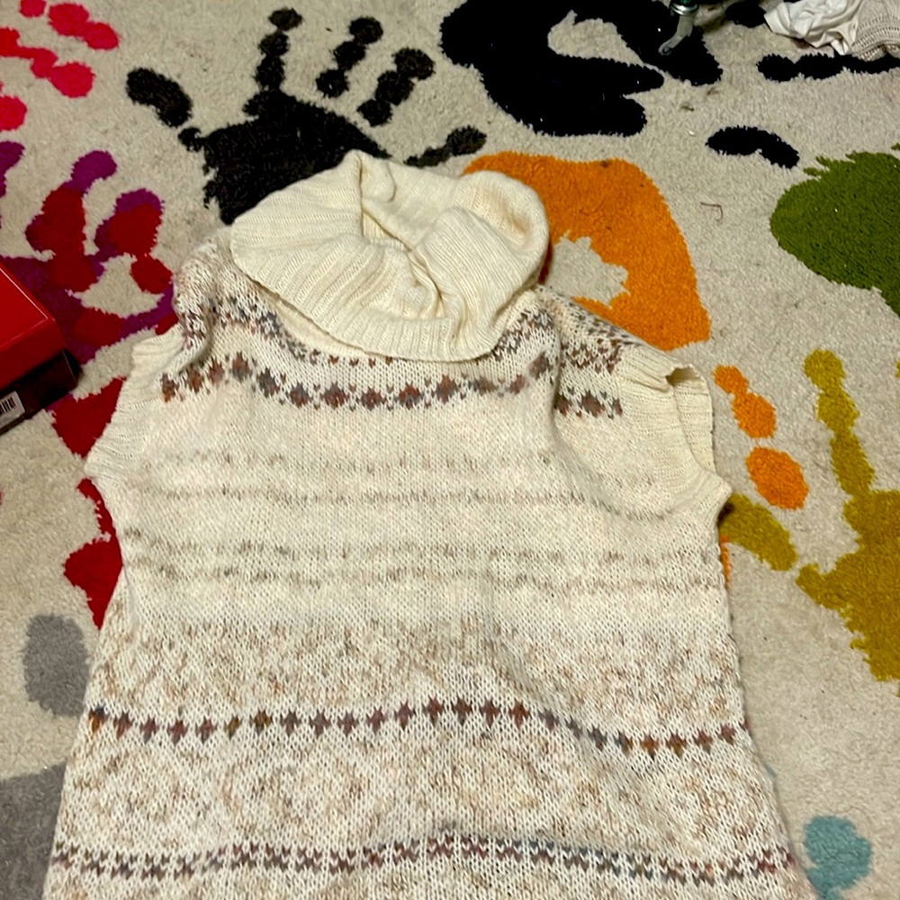 Free people sleeveless sweater